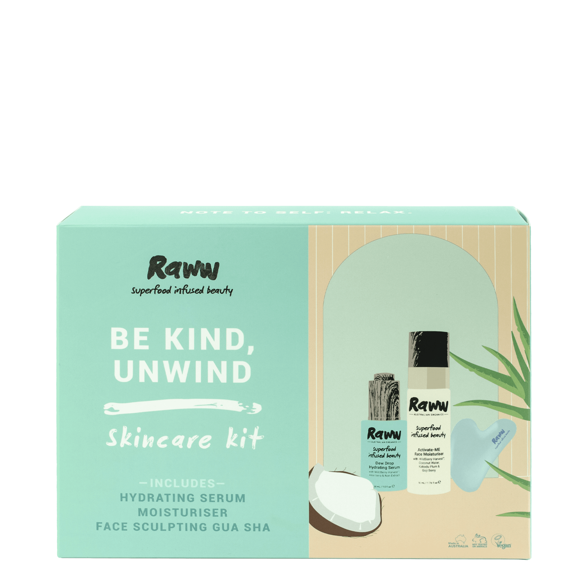 Be Kind, Unwind Skincare Kit | RAWW Cosmetics | 05