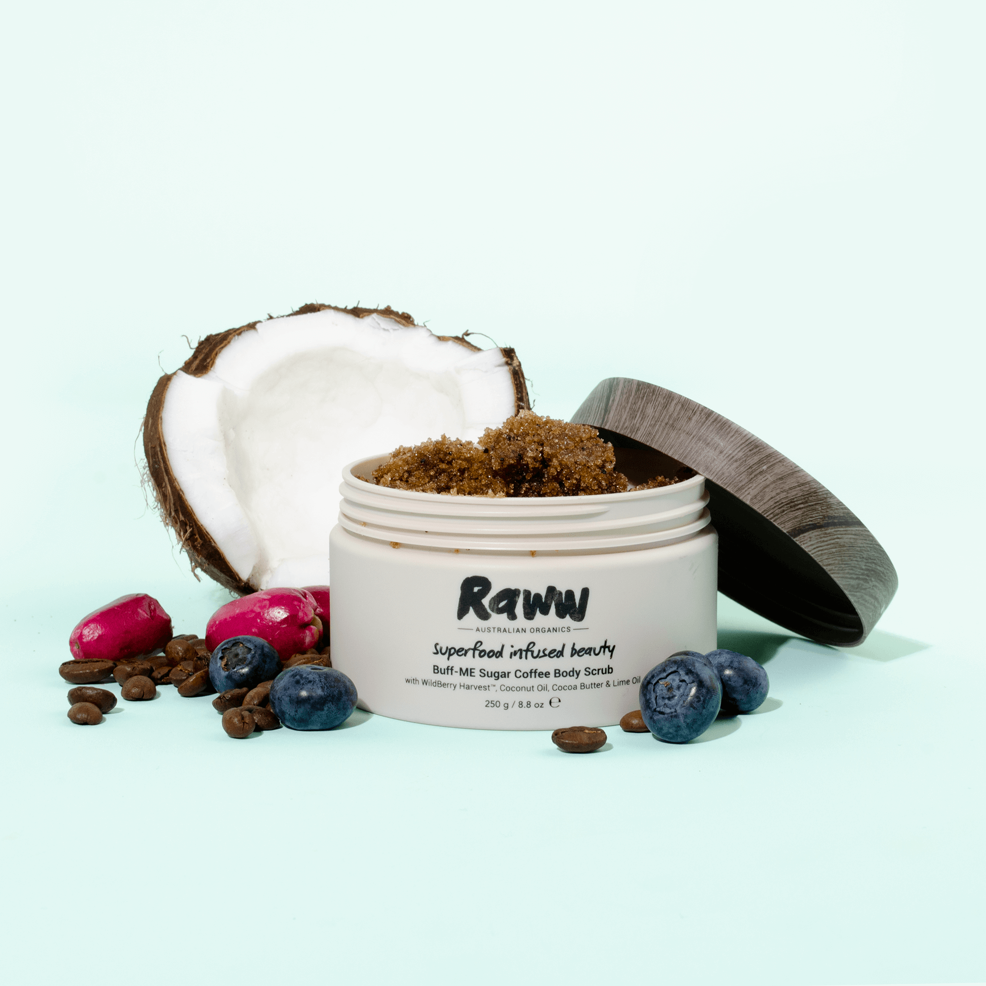 Buff-ME Sugar Coffee Body Scrub | RAWW Cosmetics | Lifestyle 02