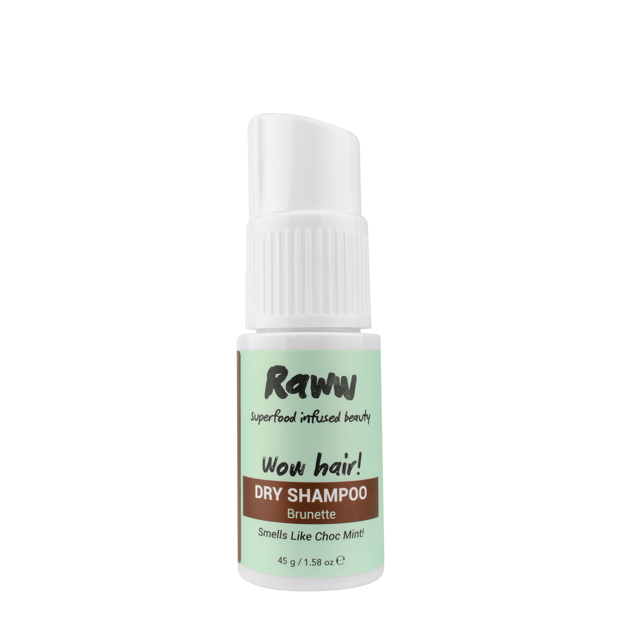 Wow Hair! Dry Shampoo (Choc Mint) | RAWW Cosmetics | 01