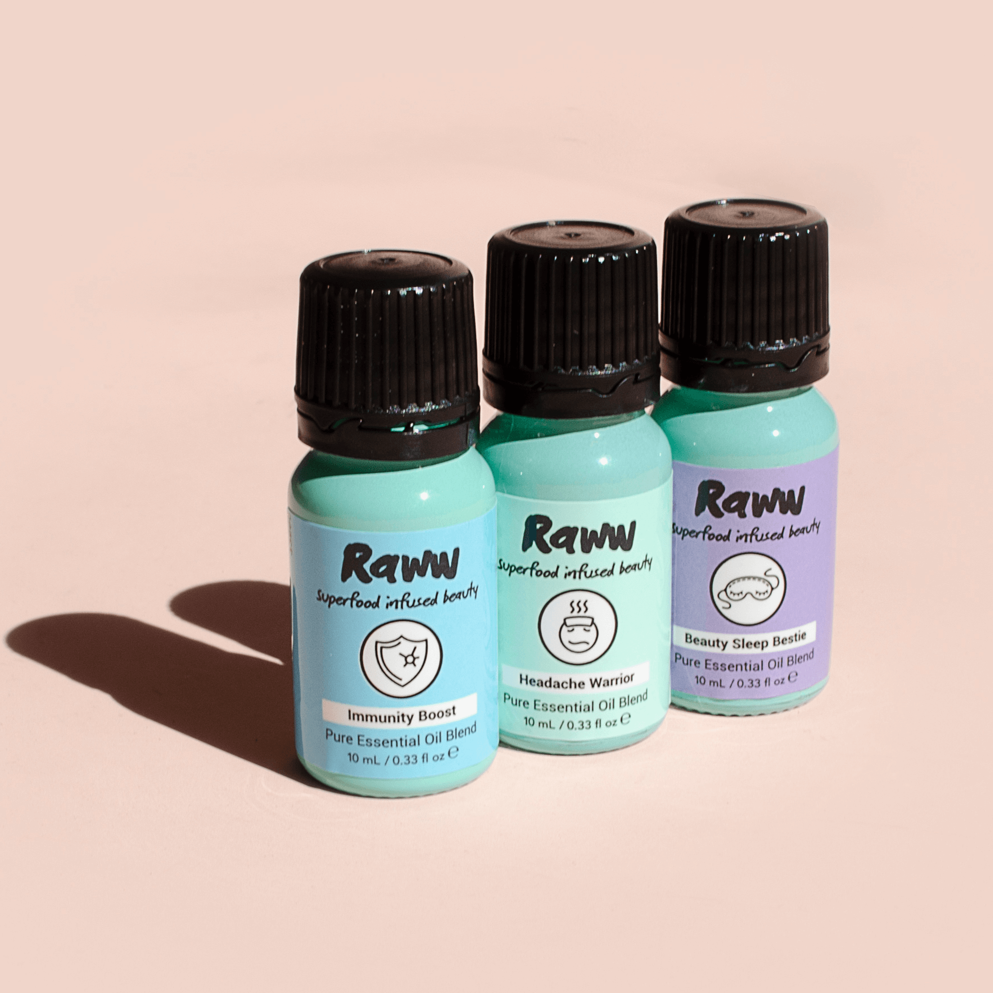 Self-Care Aromatherapy Trio Pack | RAWW Cosmetics | Styled 01